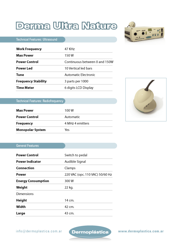 Folleto Derma UltraNature