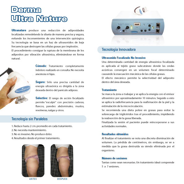 Folleto Derma UltraNature