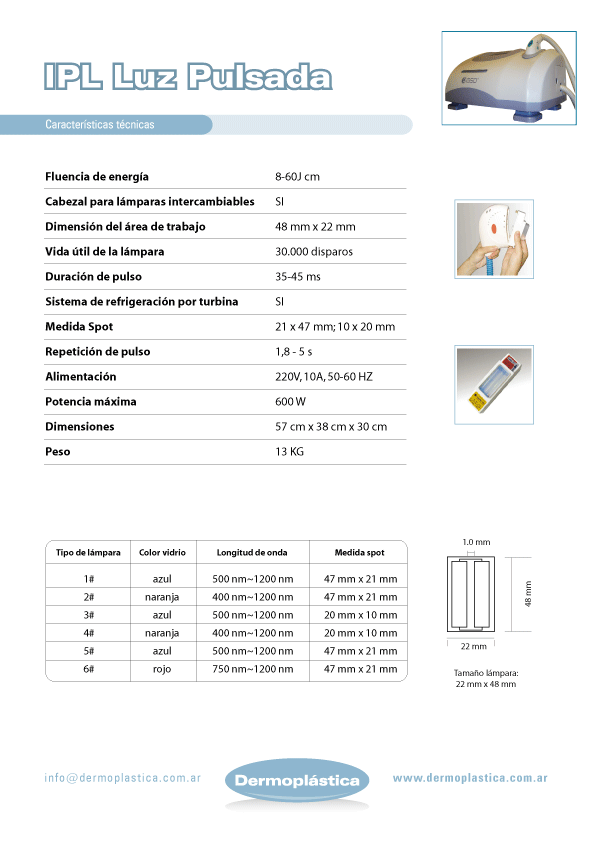 Folleto IPL lUz Pulsada