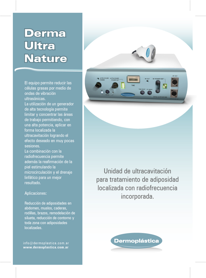 Folleto Derma UltraNature